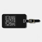 Weltbester Wrestling-Trainer Gepäckanhänger (Vorderseite horizontal)