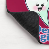 Weltbester Zahnarzthelfer Mousepad (Ecke)