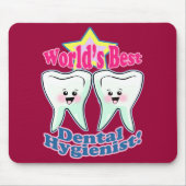 Weltbester Zahnarzthelfer Mousepad (Vorne)
