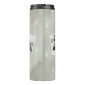 Weltbestes 4-Foto-Custom-Collage Thermosbecher (Rückseite)