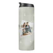 Weltbestes 4-Foto-Custom-Collage Thermosbecher (Nach rechts gedreht)