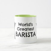 Weltbestes Barista Moka Pot Kaffee Tasse (Zentrum)