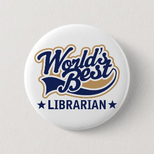 Weltbestes Bibliothekar-Geschenk Button