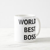 WELTBESTES BOSS - Die Office-Tasse Kaffeetasse (VorderseiteRechts)