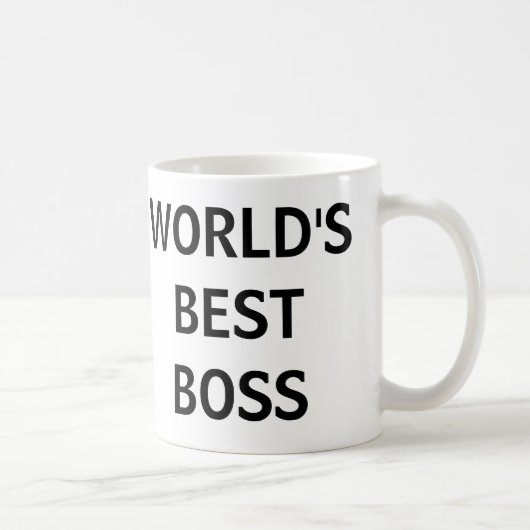 WELTBESTES BOSS - Die Office-Tasse Kaffeetasse (Rechts)