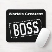 Weltbestes Boss-Mauspad Mousepad (Mit Mouse)