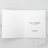 Weltbestes Cat Mama Foto Rustikales Happy Birthday Karte (Innenseite)