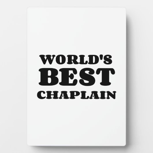 WELTBESTES CHAPLAIN FOTOPLATTE (Vorderseite)