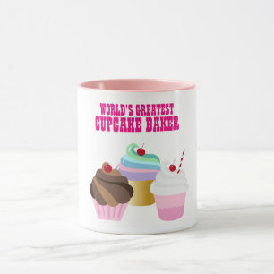 Weltbestes CUPCAKE BAKER - Bestes Geschenk Tasse