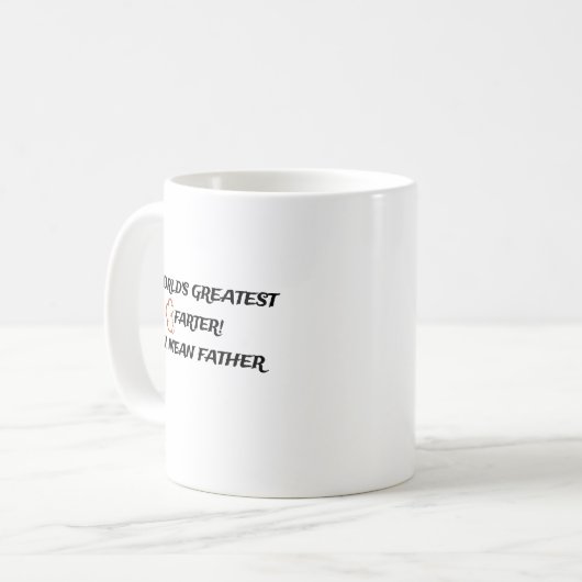 Weltbestes Farter Kaffeetasse (Vorderseite Links)