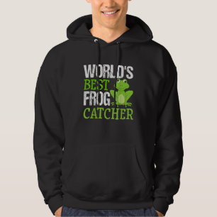 Weltbestes Froschfänger Froschjäger Jungen Hoodie