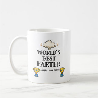 Weltbestes Fürz-Tasse Geschenk für Papa Vatertag Kaffeetasse