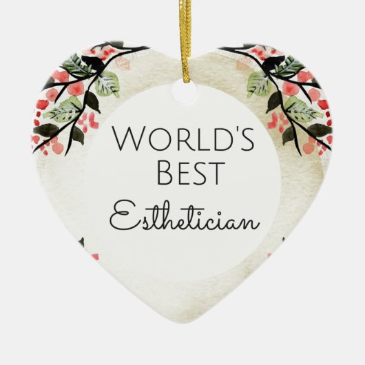 Weltbestes Geschenk für den Augenarzt 2 Keramikornament (Vorne)