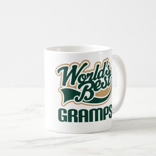 Weltbestes Gramps Geschenk Kaffeetasse (VorderseiteRechts)