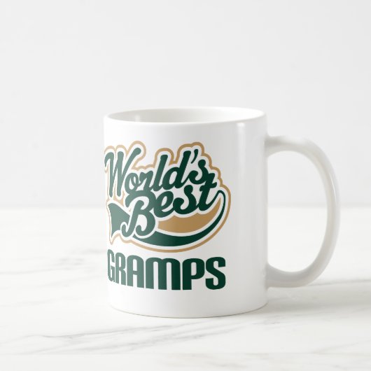 Weltbestes Gramps Geschenk Kaffeetasse (Rechts)