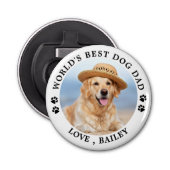Weltbestes Hund-Vater-Foto für Personalisierte Hau Flaschenöffner (Vorderseite)