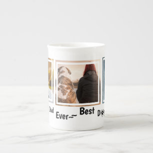 Weltbestes Hund-Vater-Foto für Personalisierte Hau Porzellantasse