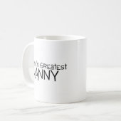 Weltbestes Kindermädchen Kaffeetasse (Vorderseite Links)