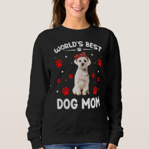 Weltbestes maltesisches Hundetag Mama Funny Mother Sweatshirt