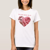 Weltbestes Mama-Rosen-Herz T-Shirt (Vorderseite)