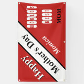 Weltbestes Mama-Rot Banner (Vertikal)