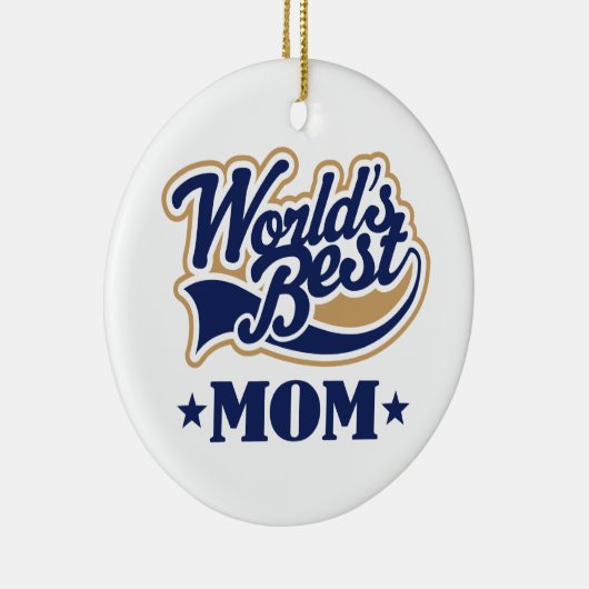 Weltbestes Mama-Verzierungs-Andenken-Geschenk Keramik Ornament (Rechts)