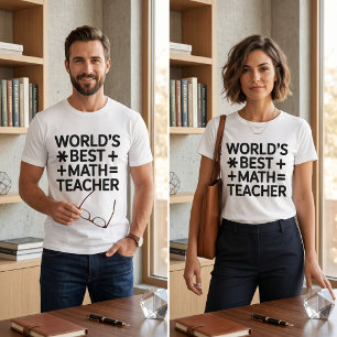 Weltbestes Mathe-Lehrer-T-Shirt T-Shirt