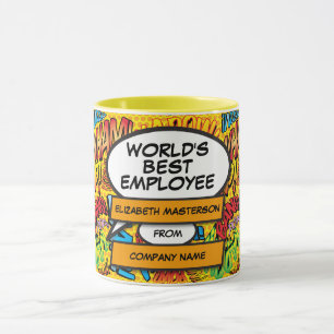 Weltbestes Mitarbeiter-Comicbuch aller Zeiten Tasse