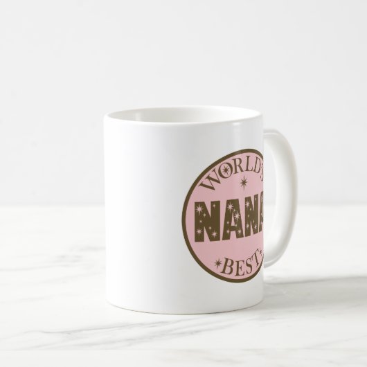 Weltbestes Nana-Geschenk Kaffeetasse (VorderseiteRechts)
