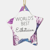 Weltbestes Östhetizgeschenk 5 Keramik Ornament (Links)