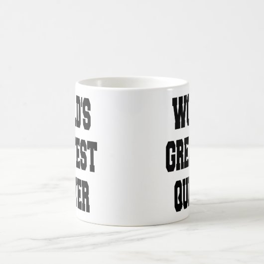 Weltbestes Quilter Kaffeetasse (Mittel)