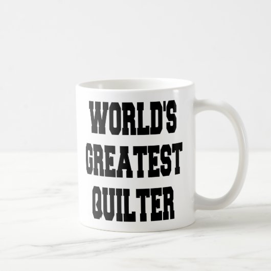 Weltbestes Quilter Kaffeetasse (Rechts)