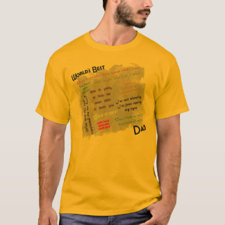 Weltbestes Vater-Shirt T-Shirt