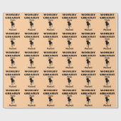 Weltbestes Vizsla-Wrapping-Papier Geschenkpapier (Flach)