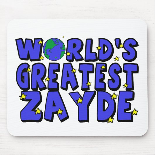 Weltbestes Zayde Mousepad (Vorne)