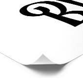 Weltbienentag-Schild Poster (Ecke)