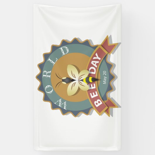 Weltbientag 20. Mai Banner (Vertikal)