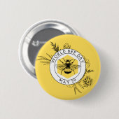Weltbientag Button (Vorne & Hinten)