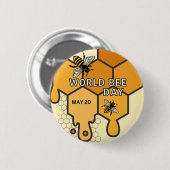 Weltbientag Button (Vorne & Hinten)