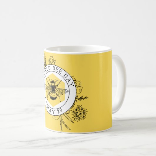 Weltbientag Kaffeetasse (VorderseiteRechts)