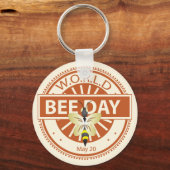 Weltbientag Schlüsselanhänger (Rückseite)