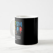 Weltbild aus dem Bewusstsein der Angle Autismus Kaffeetasse (Vorderseite Links)