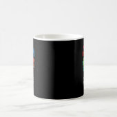 Weltbild aus dem Bewusstsein der Angle Autismus Kaffeetasse (Mittel)