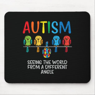 Weltbild aus dem Bewusstsein der Angle Autismus Mousepad