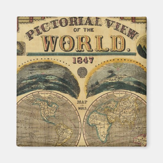 Weltbild Magnet (Vorne)