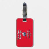 Weltblutspendertag. 14 Juni Gepäckanhänger (Rückseite vertikal)