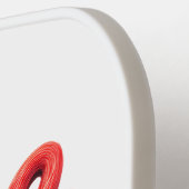 Weltblutspendertag - Glossy Blood Donation Text Pickleball Schläger (Linke Seite)