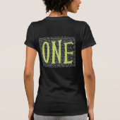 Weltbürger-T-Shirt (Grün) T-Shirt (Rückseite)