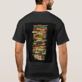 Weltbürgerliste der Länder der Welt T-Shirt (Rückseite)