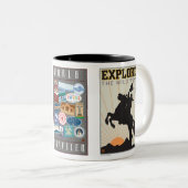 Weltc$reisend-Tasse Zweifarbige Tasse (VorderseiteRechts)